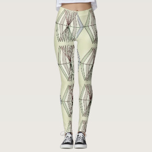 optische illusie geometrische kunstbuizen leggings