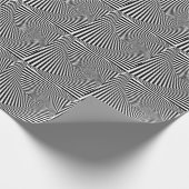 Optische Illusie: Gestreept Geometrisch Abstract. Cadeaupapier (Hoek)