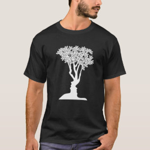 Optische illusie grappige nieuwigheidsstructuur of t-shirt