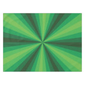 Optische Illusie Groen Tafelkleed (Voorkant (Horizontaal))