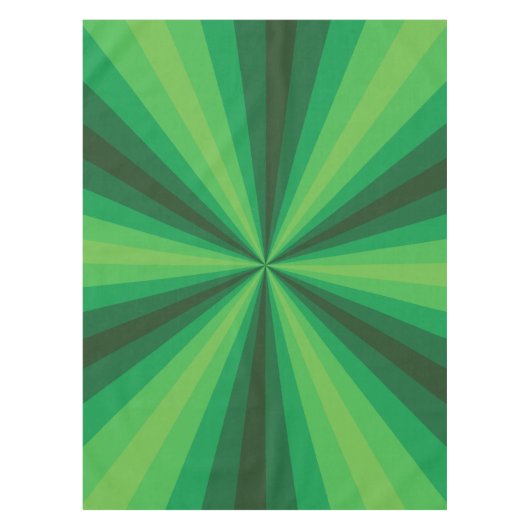 Optische Illusie Groen Tafelkleed (Voorkant)