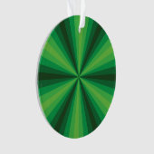 Optische Illusie Groene Acryl Ornament (voorkant)