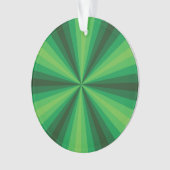 Optische Illusie Groene Acryl Ornament (voorkant)