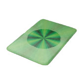 Optische illusie groene badmat (Gekanteld)