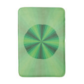 Optische illusie groene badmat (Voorkant Verticaal)