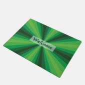 Optische Illusie Groene Deurmat (Schuin)