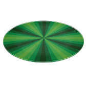 Optische Illusie Groene Glas Snijplank (Hoek)