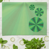 Optische Illusie Groene Handdoek (Gevouwen)