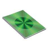 Optische Illusie Groene Notitieboek (Rechterzijde)