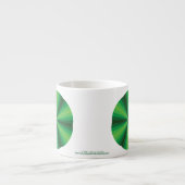 Optische Illusie Groene Speciale Mok (Voorkant)