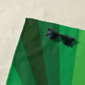 Optische Illusie Groene Strandhanddoek Strandlaken (In situ)