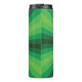 Optische illusie groene thermische trommel thermosbeker (Achterkant)