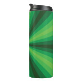 Optische illusie groene thermische trommel thermosbeker (Geroteerd rechts)