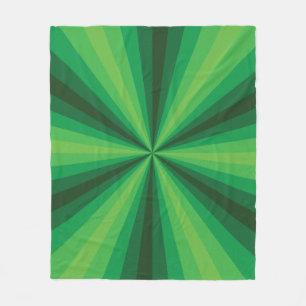Optische Illusie Groene Vlokken Deken