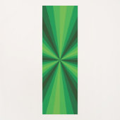 Optische Illusie Groene Yoga Mat (Voorkant)