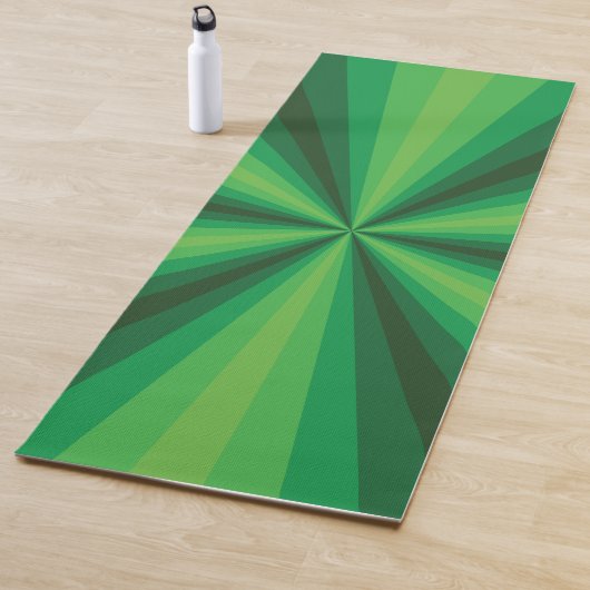 Optische Illusie Groene Yoga Mat (In situ)