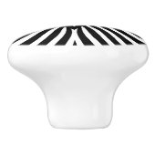 Optische Illusie Hart Golvend Uitstralend Keramische Knop (Zijkant)