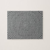 Optische illusie - Hypnose gemakkelijk Legpuzzel (Horizontaal)