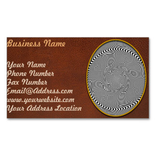 Optische illusie - Hypnose gemakkelijk Magnetisch Visitekaartje