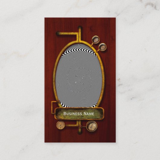 Optische illusie - Hypnose gemakkelijk Visitekaartje (Voorkant)