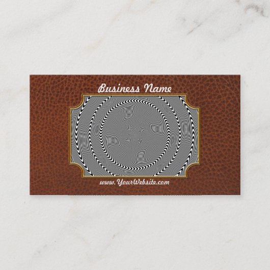 Optische illusie - Hypnose gemakkelijk Visitekaartje (Voorkant)