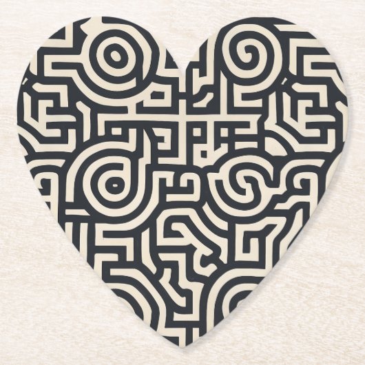 Optische illusie kartonnen onderzetters (Voorkant)