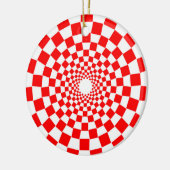 OPTISCHE ILLUSIE KERAMISCH ORNAMENT (Links)