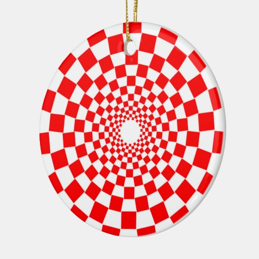 OPTISCHE ILLUSIE KERAMISCH ORNAMENT (Links)