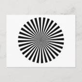 Optische illusie maakt het mogelijk om hersengolve briefkaart (Voorkant)