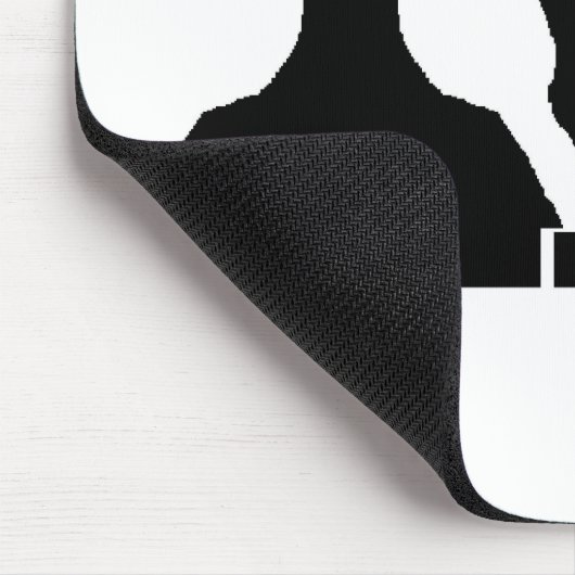 Optische illusie met vogels en urnen muismat (Hoek)