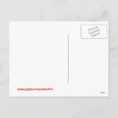 optische illusie mistletoe feestdagenkaart (Achterkant)