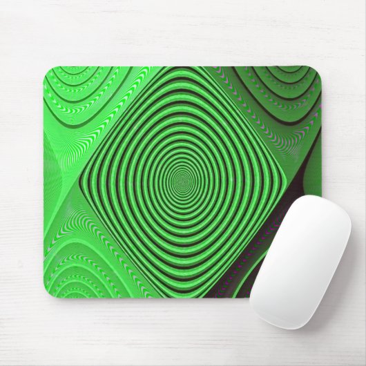 Optische illusie-mousepad muismat (Met muis)