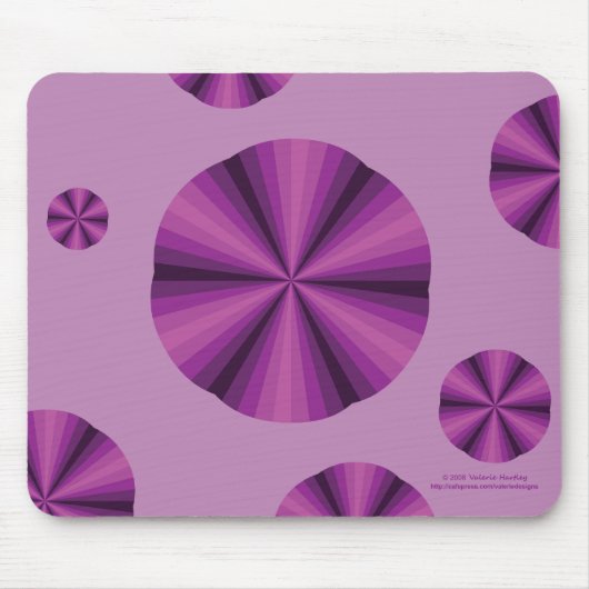Optische illusie-mousepad muismat (Voorkant)
