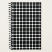 Optische illusie ontwerp zwarte Stippen verdwijnt Planner (Voorkant)