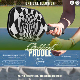 Optische Illusie Op Maat Ontworpen Pickleball Padd Paddle