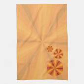 Optische Illusie Oranje handdoek (Verticaal)