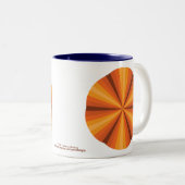 Optische Illusie Oranje Mok (Voorkant rechts)