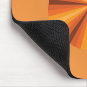 Optische Illusie Oranje Muismat (Hoek)