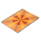 Optische Illusie Oranje Notitieboek (Linkerzijde)