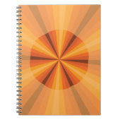 Optische Illusie Oranje Notitieboek (Voorkant)