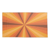 Optische Illusie Oranje Overtrek Kussensloop (Achterkant)