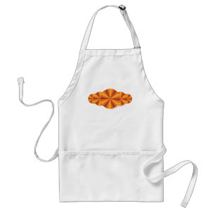 Optische Illusie Oranje Schort