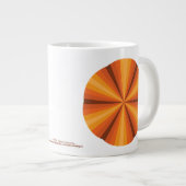 Optische illusie Oranje speciale Mok (Voorkant rechts)