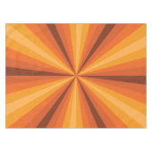 Optische Illusie Oranje Tafelkleed (Voorkant (Horizontaal))