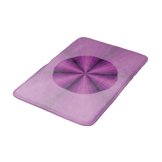 Optische illusie Paarse badmat (Gekanteld)