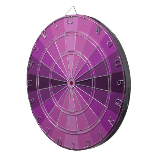 Optische Illusie Paarse Dart Board Dartbord (Voorkant Rechts)