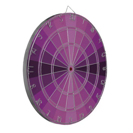 Optische Illusie Paarse Dart Board Dartbord (Voorkant Links)