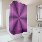 Optische Illusie Paarse douchegordijn (In situ)