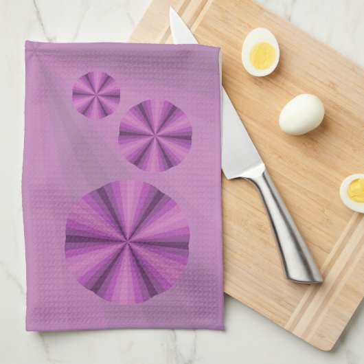 Optische illusie Paarse handdoek (Quarter Fold)