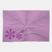 Optische illusie Paarse handdoek (Horizontaal)